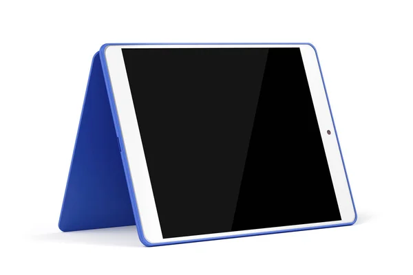 Computer tablet su bianco — Foto Stock