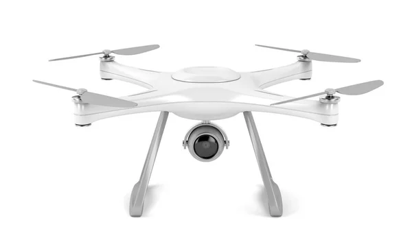 Drone on white background — Stock Photo, Image