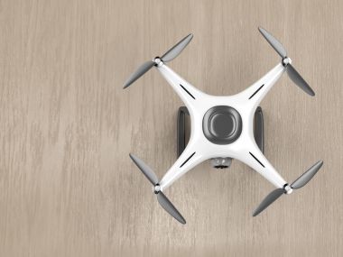 Dron, üstten görünüm