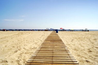 Benidorm'da poniente beach