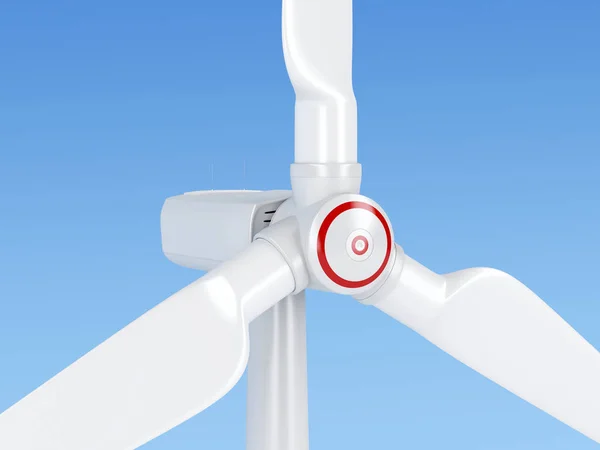 Close-up of wind turbine — Stock Photo, Image