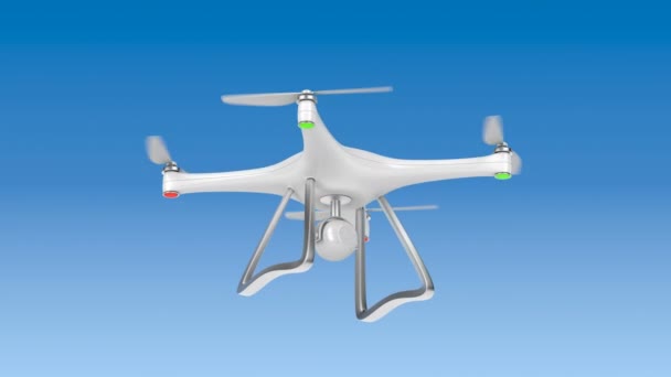 Vehículo aéreo no tripulado (dron) ) — Vídeo de stock