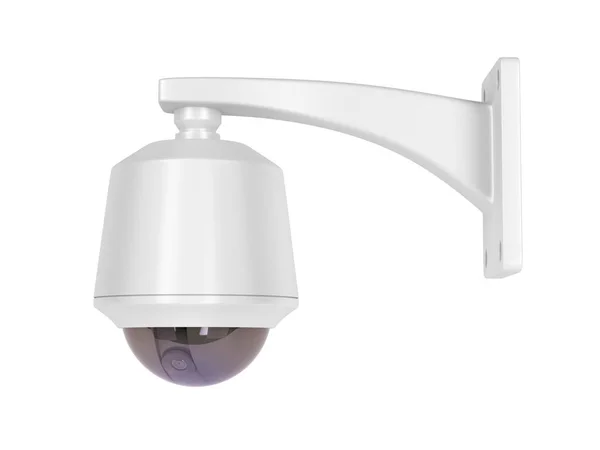 Surveillance camera on white — Stock Photo, Image