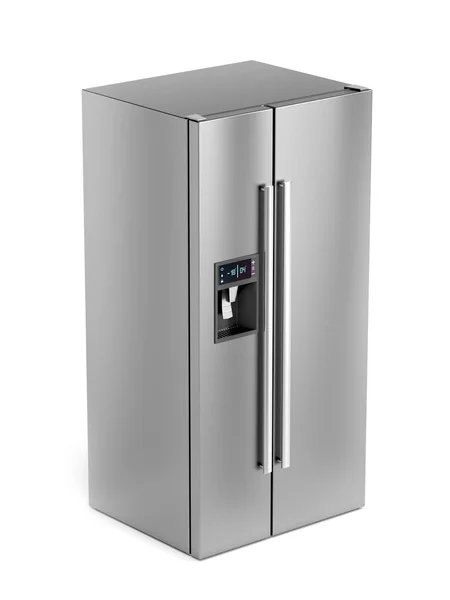 Холодильник бок о бок — стоковое фото
