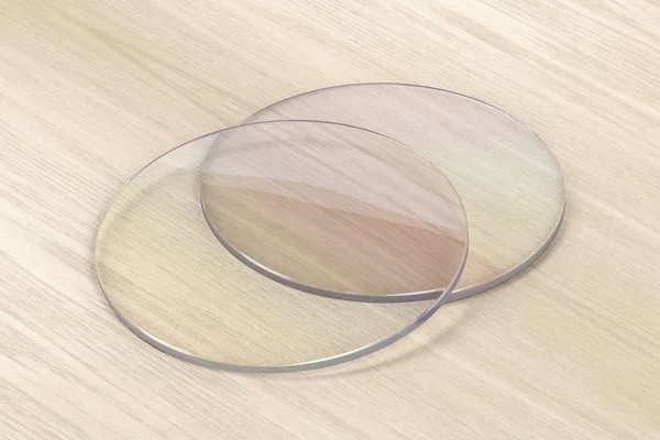 Coppia lenti per occhiali — Foto Stock