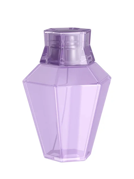 Kvinnliga parfym på vit — Stockfoto