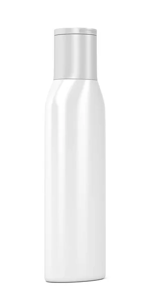 Bottiglia di plastica per prodotti cosmetici — Foto Stock