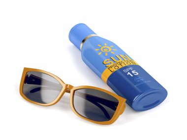 Güneş gözlüğü ve güneş koruyucu