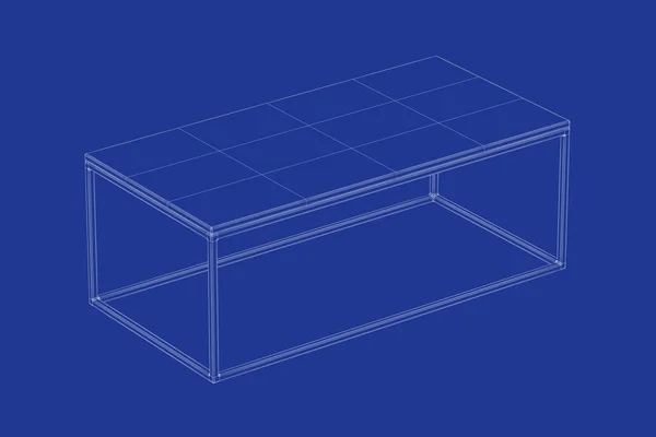 3D型球会桌 — 图库照片