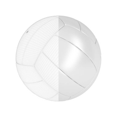 Voleybol 'un 3 boyutlu modeli