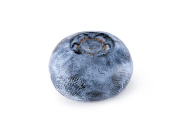 Beyaz arka planda yaban mersini. Yakın plan.