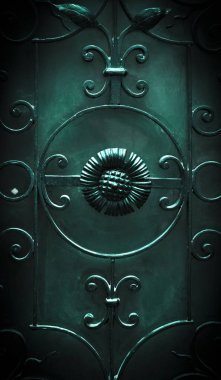 şık sahte kapı elementleri yakın plan