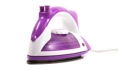 Beyaz bir arka plan üzerinde izole demir