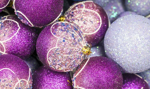Bolas Navidad Juguetes Año Nuevo Decoración Navideña —  Fotos de Stock