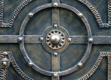 süslü Ferforje metal geçit dekorasyon unsurları