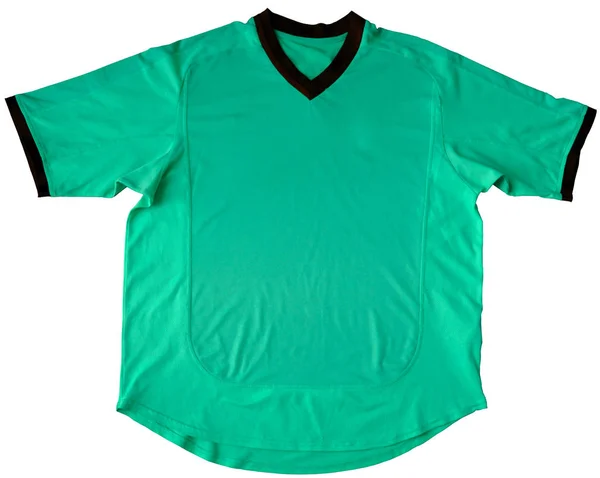 Havet Färg Mäns Shirt Isolerad Med Kopia Utrymme — Stockfoto