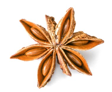 anise on white background