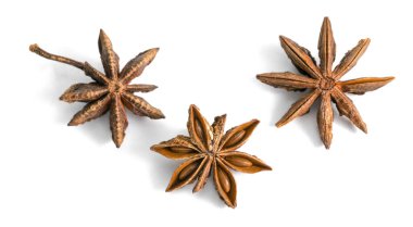 anise on white background