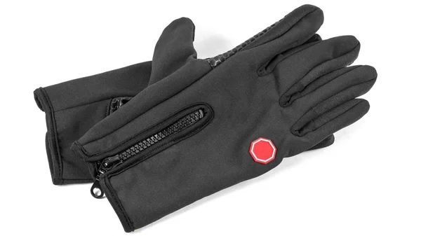 Gants Tactiles Hiver Gros Plan — Photo