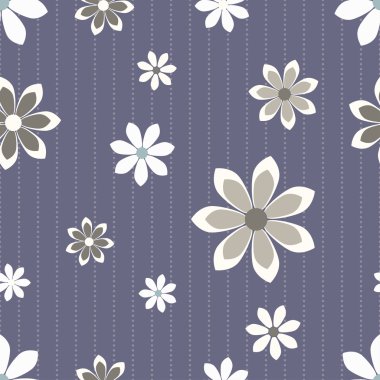 soyut çiçek desenli.