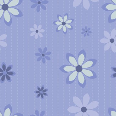 soyut çiçek desenli.