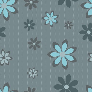 soyut çiçek desenli.