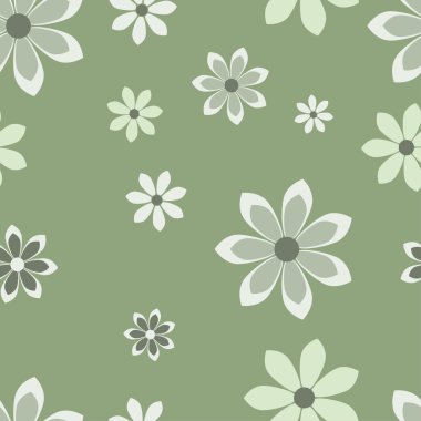 soyut çiçek desenli.