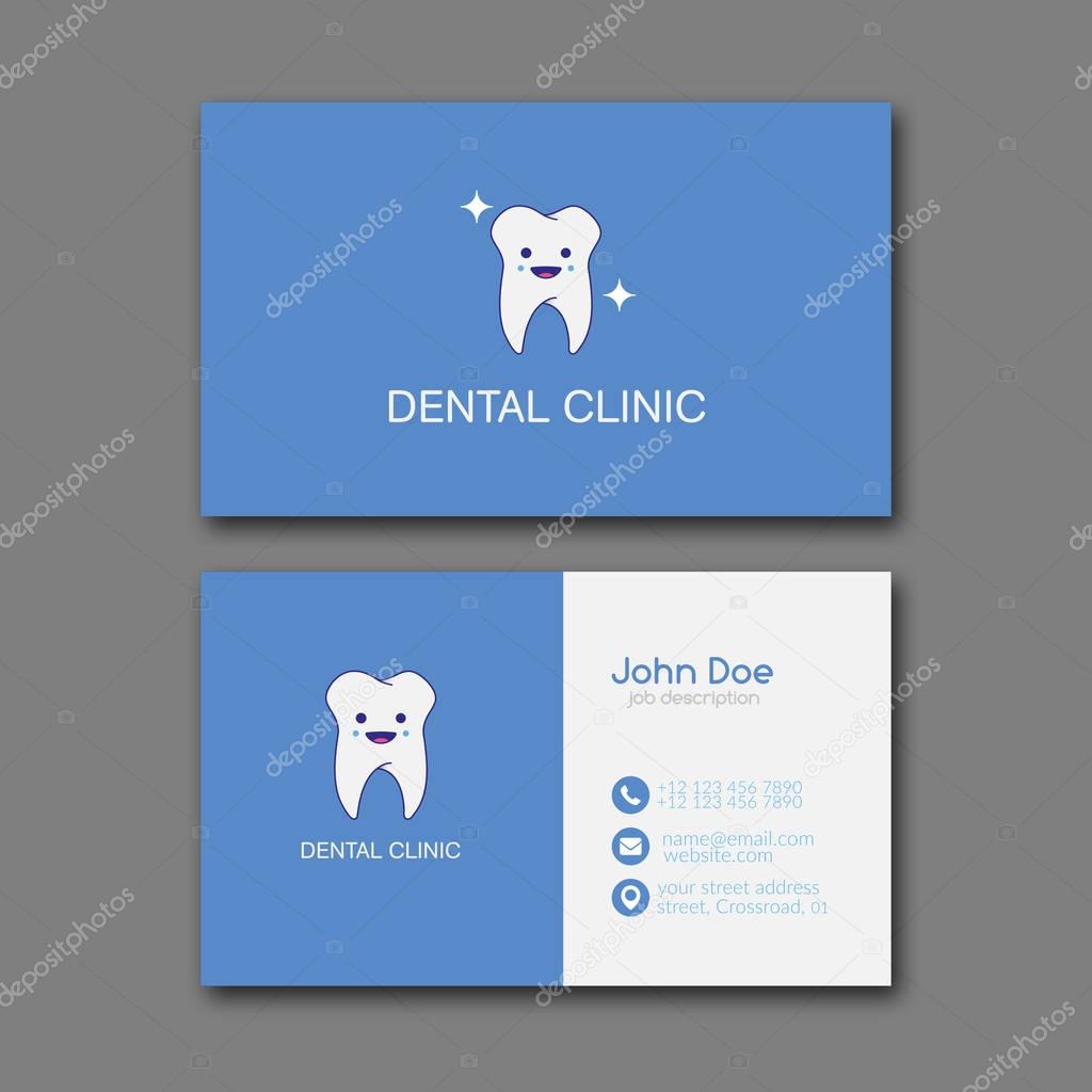 Elegant business card design template for creative design.