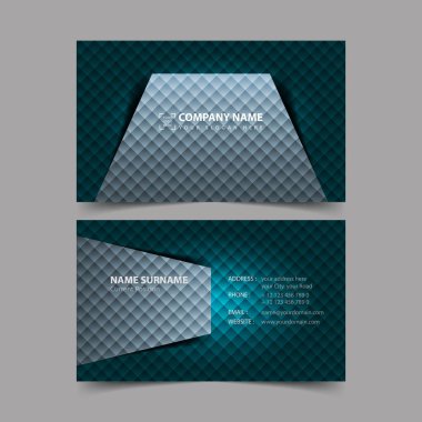 Kartvizit tasarım şablonu. 