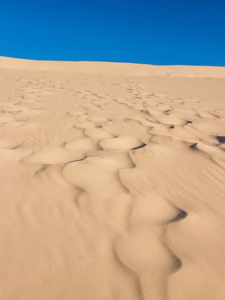 Textur und Wellen in einer Sanddüne — Stockfoto