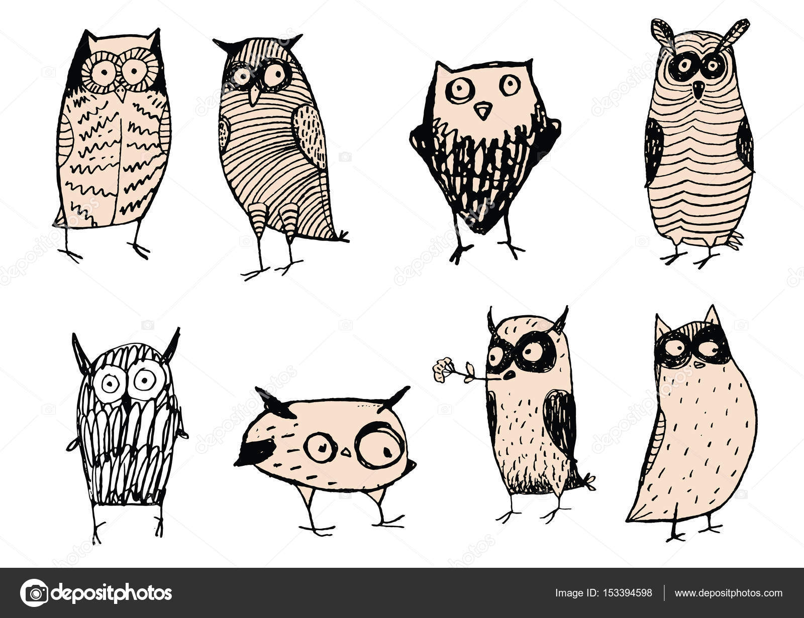 A funny owl. Stock Vector Image by ©iralu1 #153394598 A funny owl. Stock Vector Image by ©iralu1 #153394598