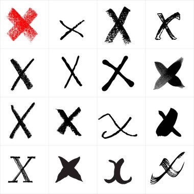  Vektör harfler. El çizimi mektuplar. Sprey kutu, mürekkep kalemi, fosforlu kalemler ve diğer malzemelerle çizilmiş mektuplar. Çeşitli malzemeler, hatlar ve cihazlar. Şablon kümesi.