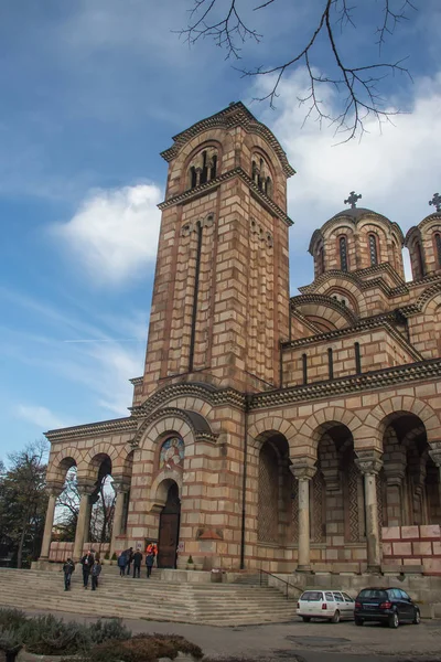 Belgrade Serbia Historical Landmark Church Saint Marko Downtown Belgrade — ストック写真