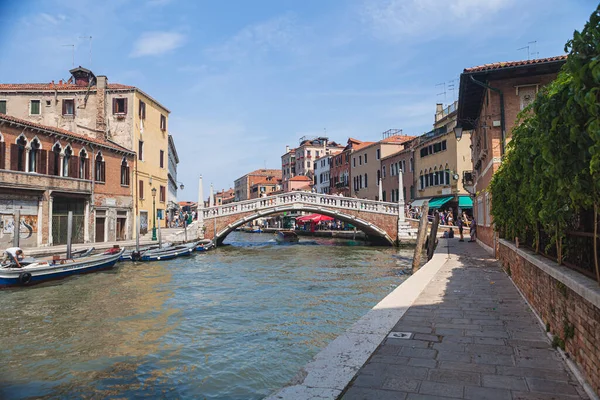 Venedig Italien Juni 2016 Blick Auf Die Turmbrücke Ponte Delle — Stockfoto
