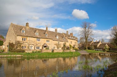 Lower Slaughter in Cotswolds clipart