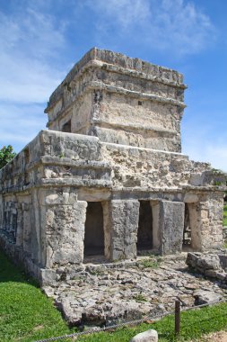Ruins of Mayan fortress clipart