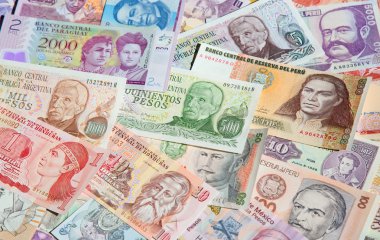 Güney Amerika banknotlar