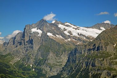 Jungfrau bölgede manzara
