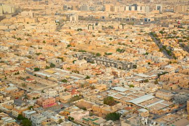 Riyad şehrin havadan görünümü