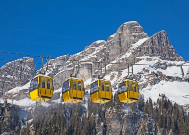 İsviçre Alpleri'nde kış