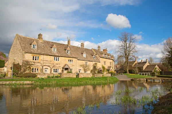 Lower Slaughter in Cotswolds — Stock Photo, Image