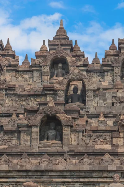 Templo de Borobudur na ilha de Java — Fotografia de Stock