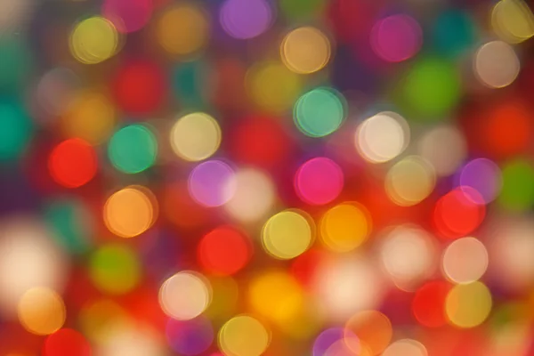 Lumières colorées déconcentrées — Photo
