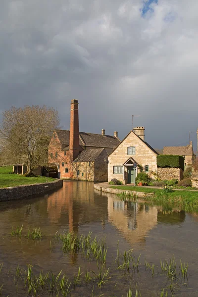 Ancient village Lower Slaughter — Stock Photo, Image