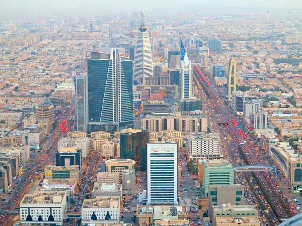Blick auf die Innenstadt von Riad — Stockfoto