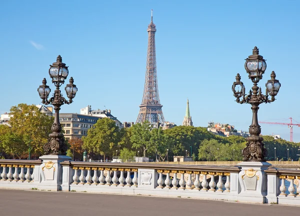 Paris'te Alexander III Köprüsü