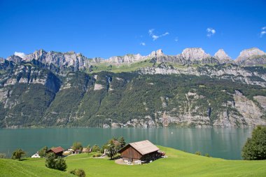 alps içinde küçük bir köy