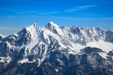 İsviçre Alplerinde kış