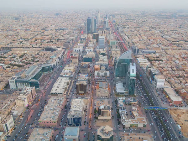 Pemandangan udara dari pusat kota Riyadh — Stok Foto