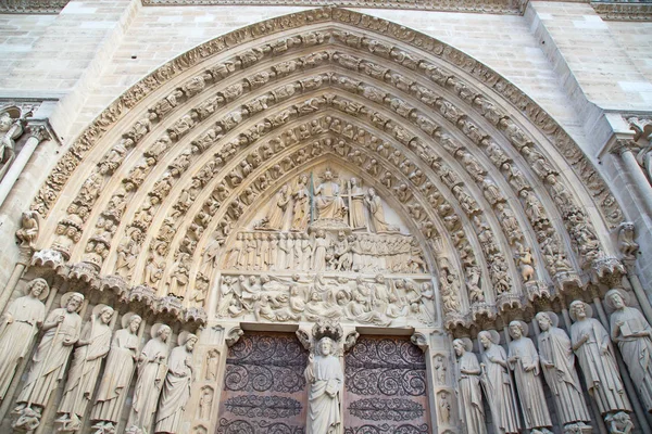 Famous Notre Dame in Paris — Stock Photo, Image